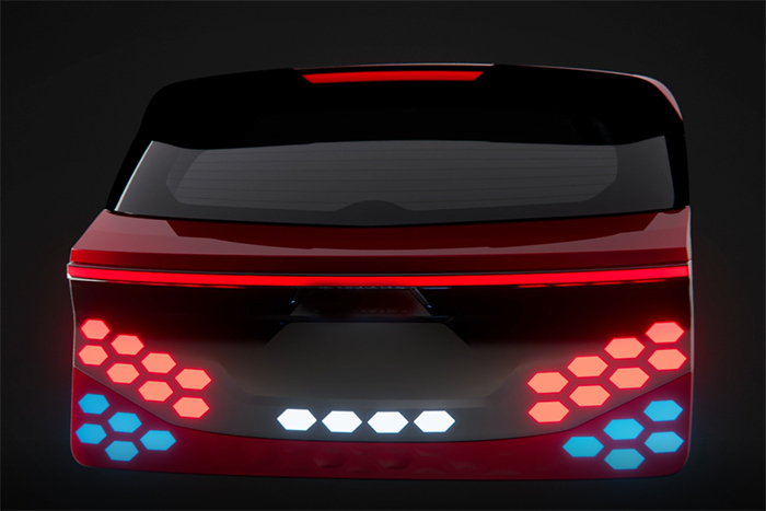 Breakthrough Lighting - Lit Liftgate - Blue, red and white