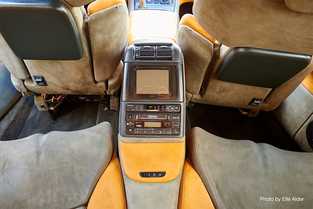 View of centre console of the Ulcetech Torrero