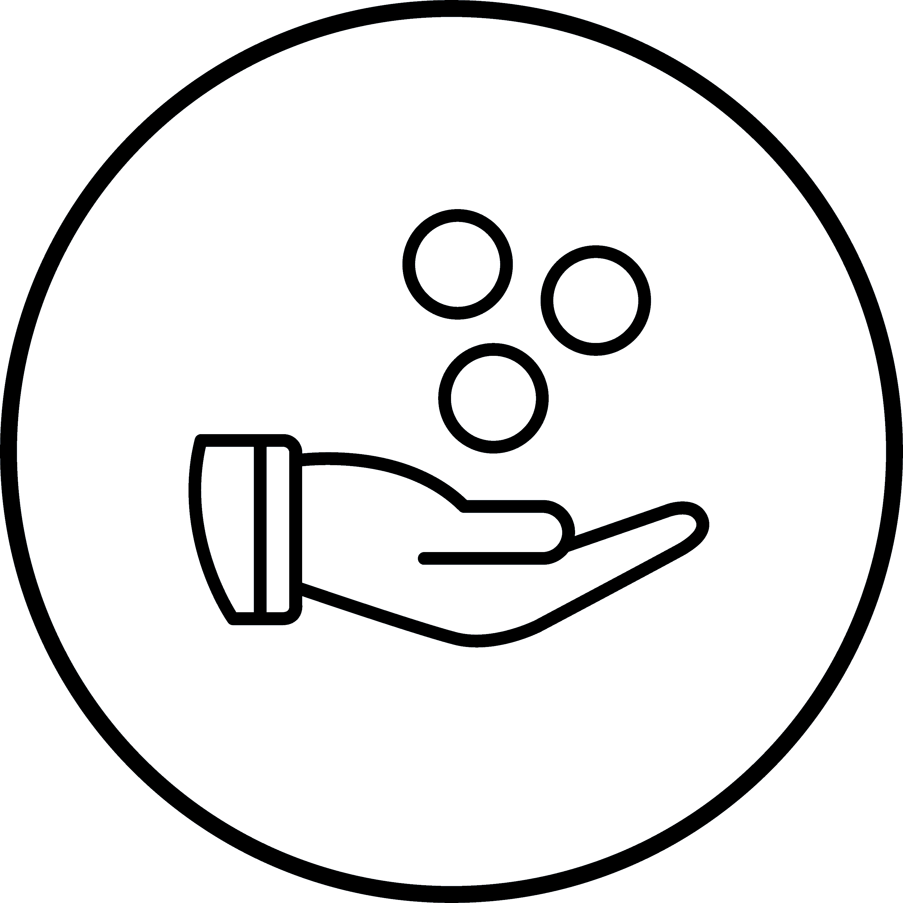 Black-Money-distribution-icon